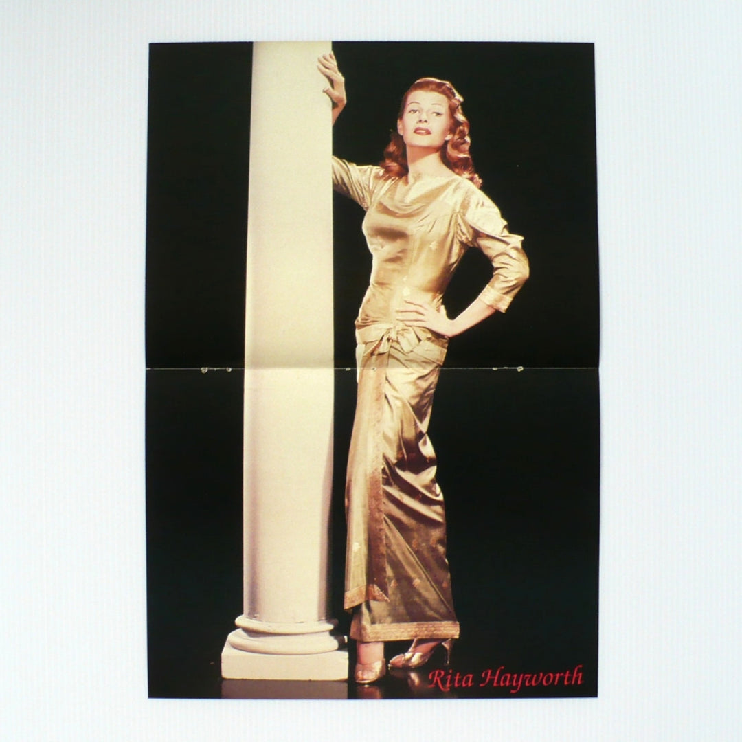 Vintage Rita Hayworth Centerfold Poster.