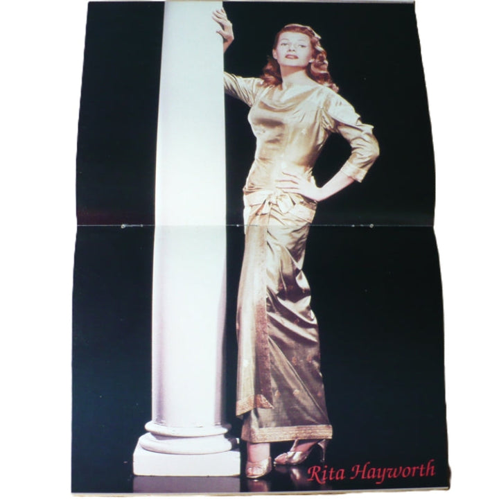 Vintage Rita Hayworth Centerfold Poster.