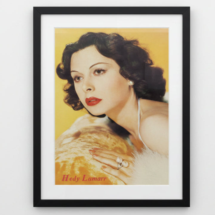 Hedy Lamarr Centerfold Poster.