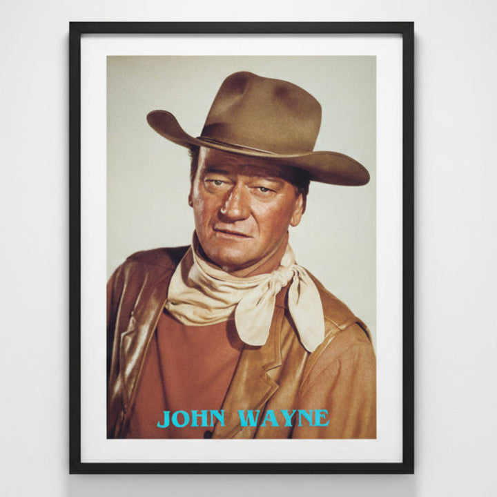 Vintage John Wayne Centerfold Poster.