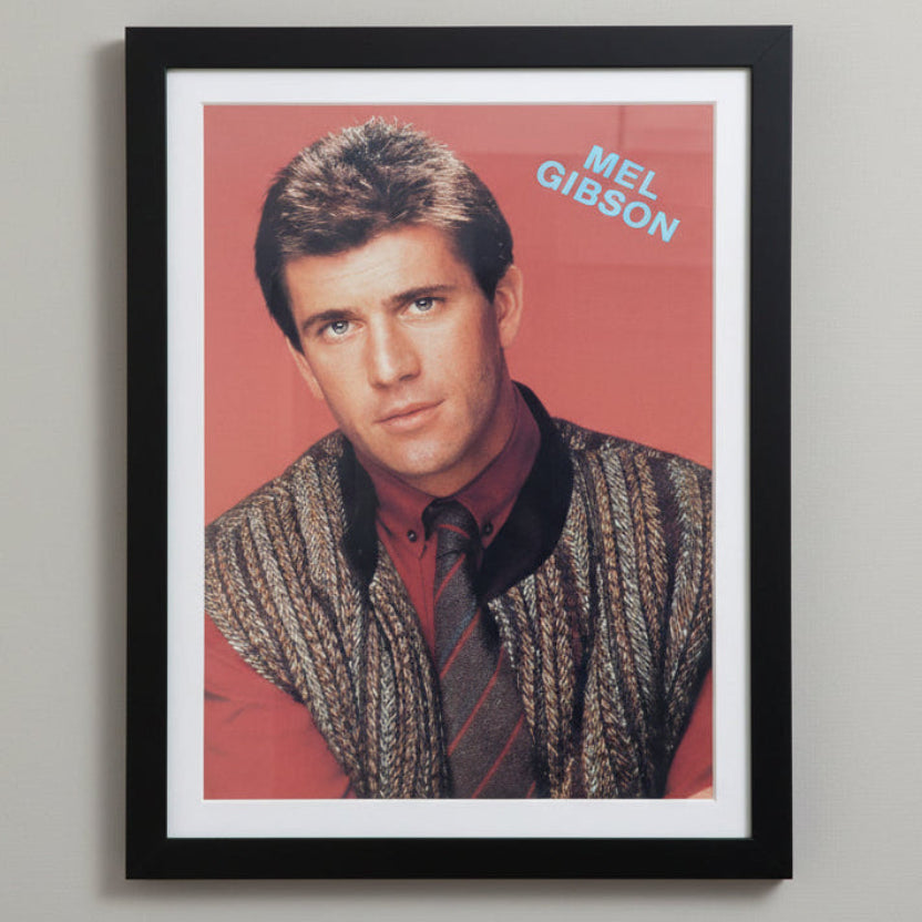 Mel Gibson Centerfold Poster