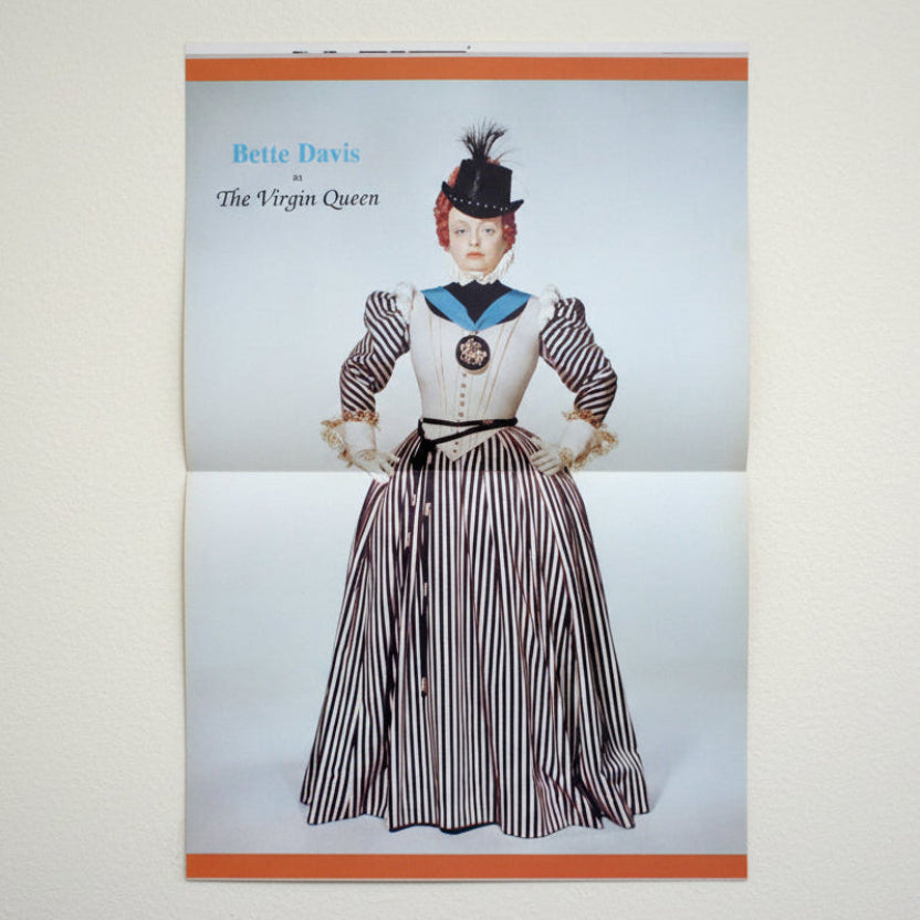 Bette Davis as The Virgin Queen Centerfold Poster.