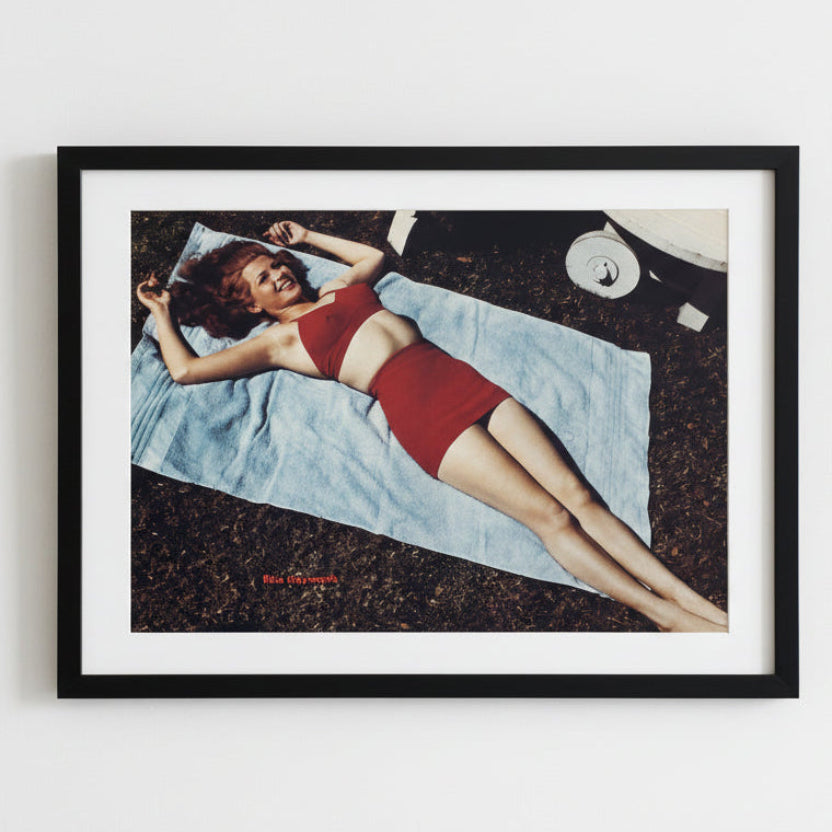 Rita Hayworth Pin-up Centerfold Poster