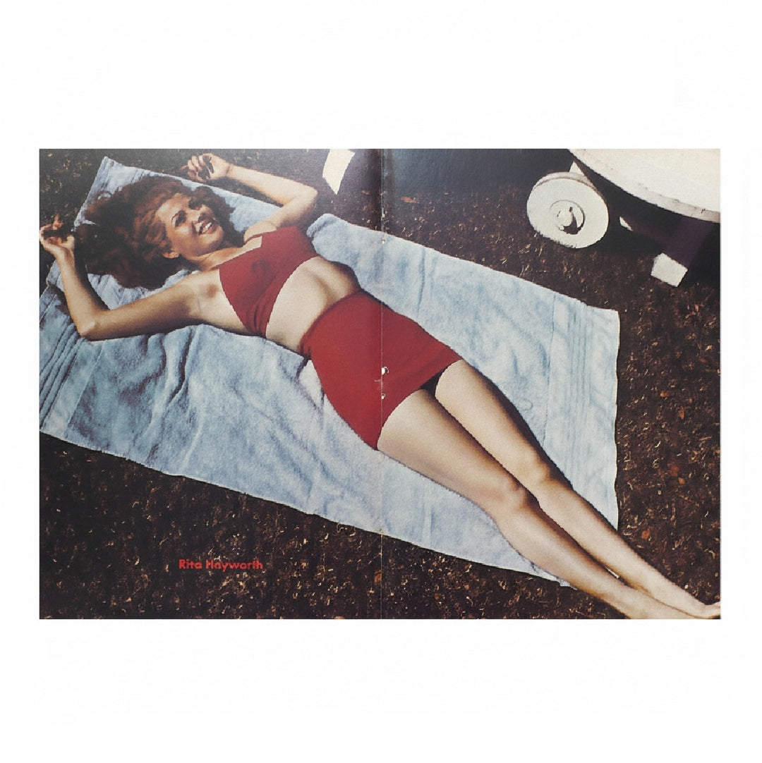 Rita Hayworth Swimsuit Pin-up Centerfold Poster.