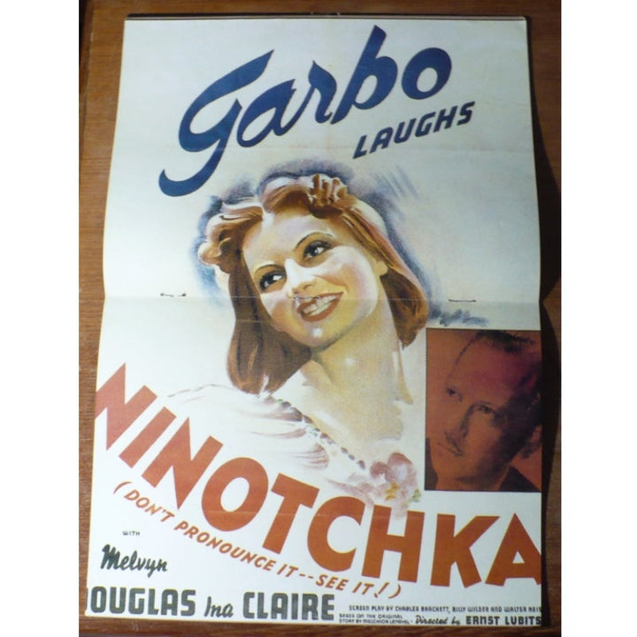Garbo Laughs in Ninotchka Centerfold Poster.