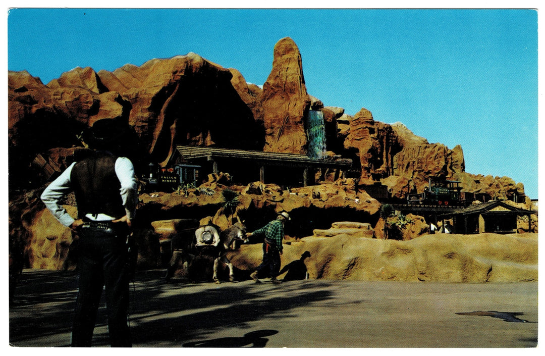 Calico Mine Knott’s Berry Farm Buena Park California Vintage Postcard.