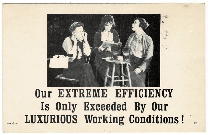 1964 Cincinnati Wit Meets the West End Stage Postcard.