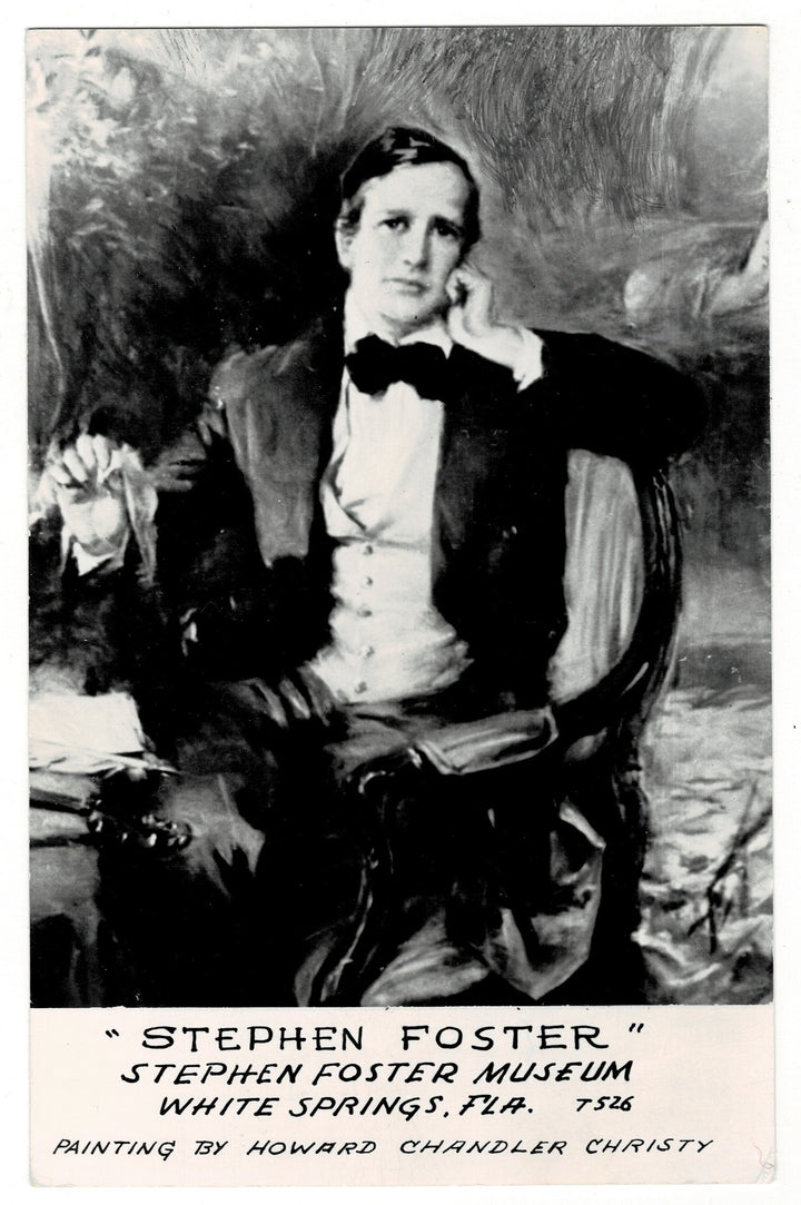 1950 Stephen Foster Museum, White Springs, Florida Vintage Postcard.