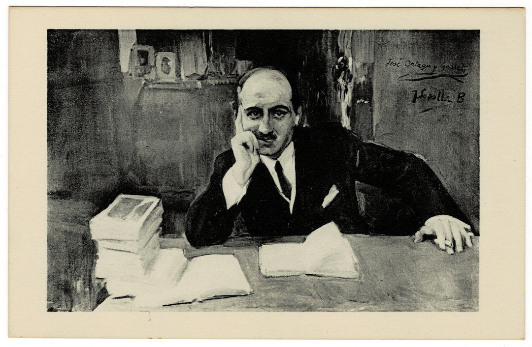 1960 José Ortega y Gasset by Sorolla Vintage Postcard Hispanic Society.