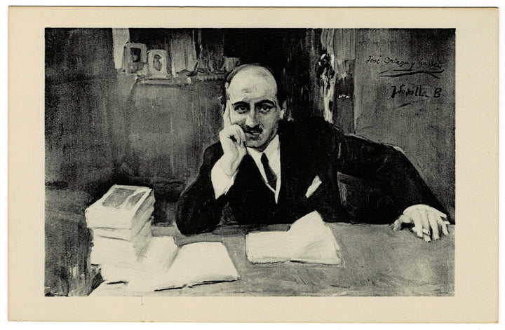 1960 José Ortega y Gasset by Sorolla Vintage Postcard Hispanic Society.