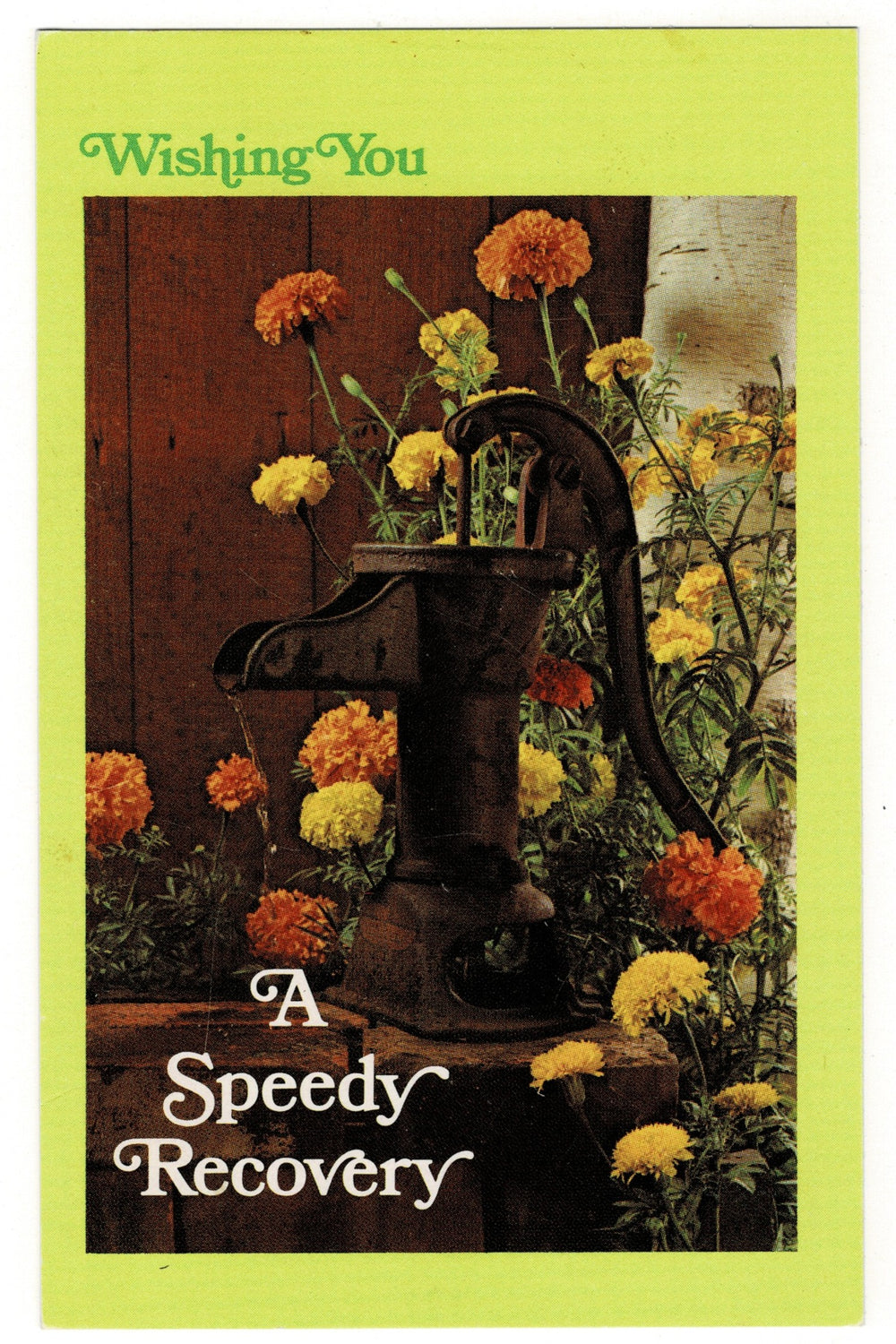 1960s Get Well, Speedy Recovery Religious Greeting Vintage Postcard.