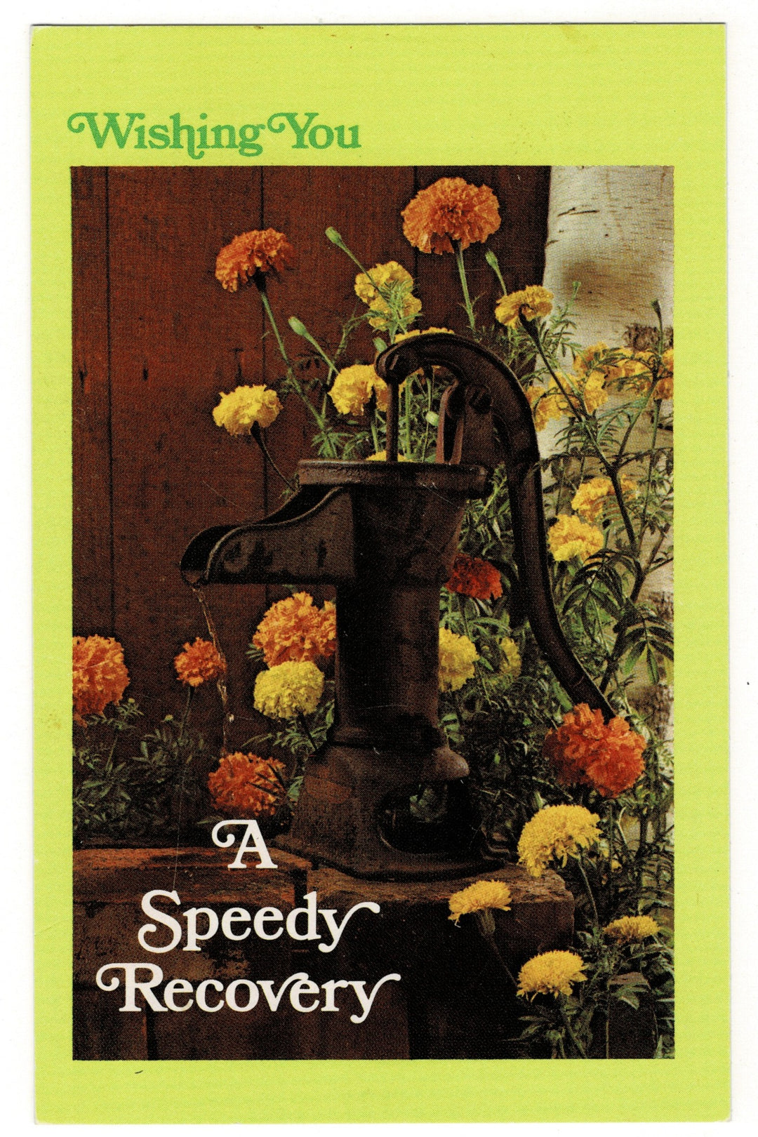 1960s Get Well, Speedy Recovery Religious Greeting Vintage Postcard.