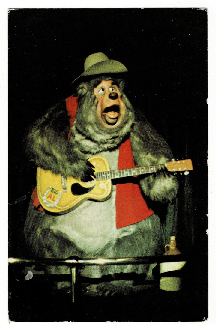 Big Al Country Bear Jamboree, Disney World Florida Vintage Postcard.