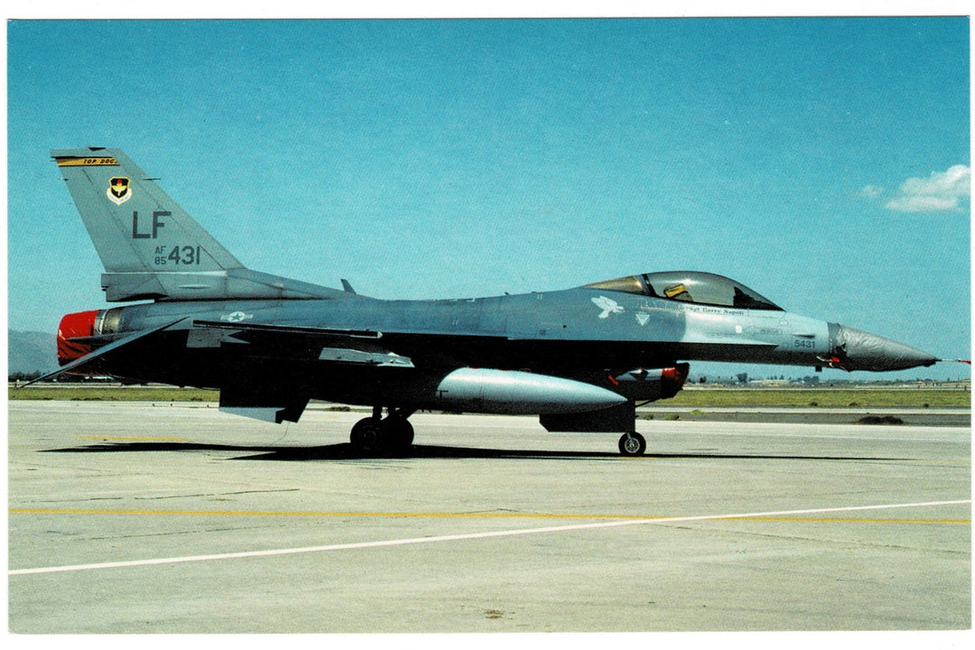 2000s F-16C Fighting Falcon Vintage Aviation Postcard.