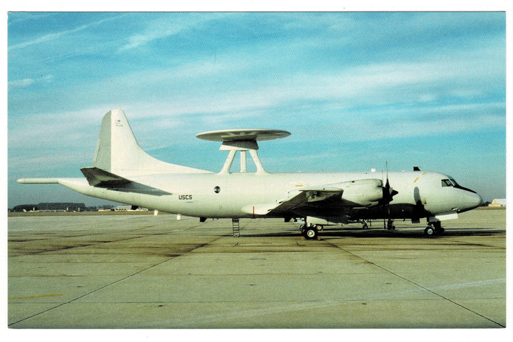 2000s P-3 AEW&C Airborne Early Warning Aircraft vintage postcard.