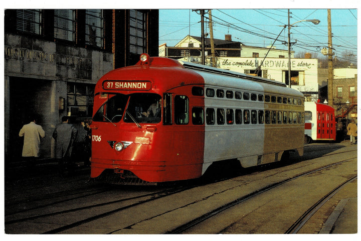 Presidents Conference Committee Trolley Car Pittsburgh Vintage Postcard.