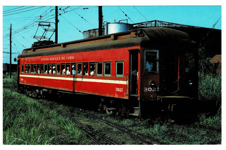  Hershey Electric Railway, Cuba, May 1962, Vintage Streetcar Postcard.