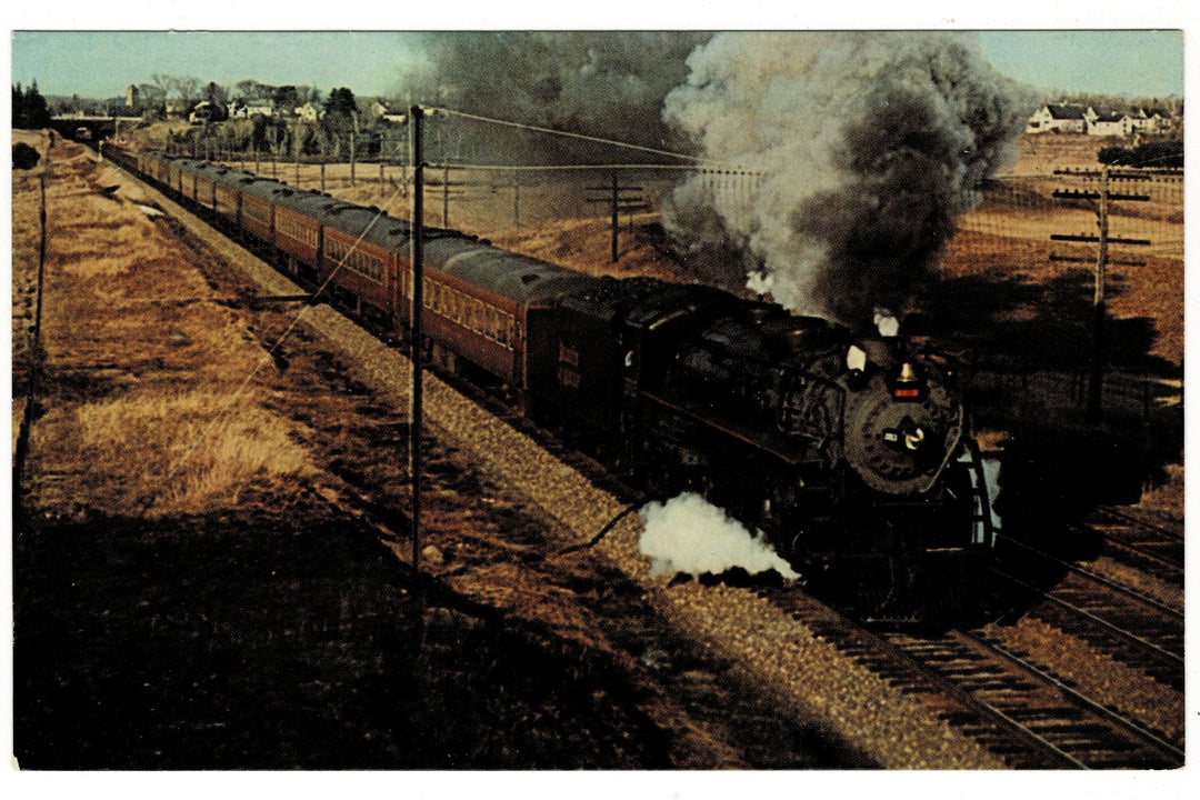 Steam Locomotive "The Constitution" 1969 Vintage Railroad Postcard.