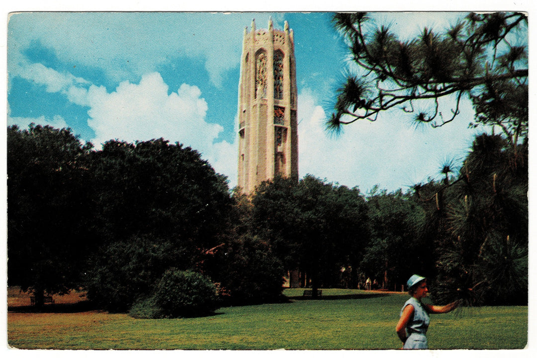  1950s Bok Tower Gardens in Lake Wales, Florida Vintage Postcard.