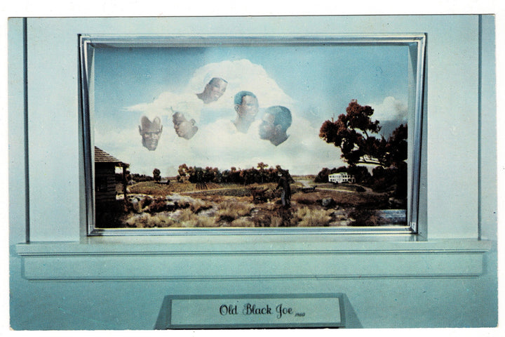  1960s Old Black Joe Diorama White Springs Vintage Postcard.