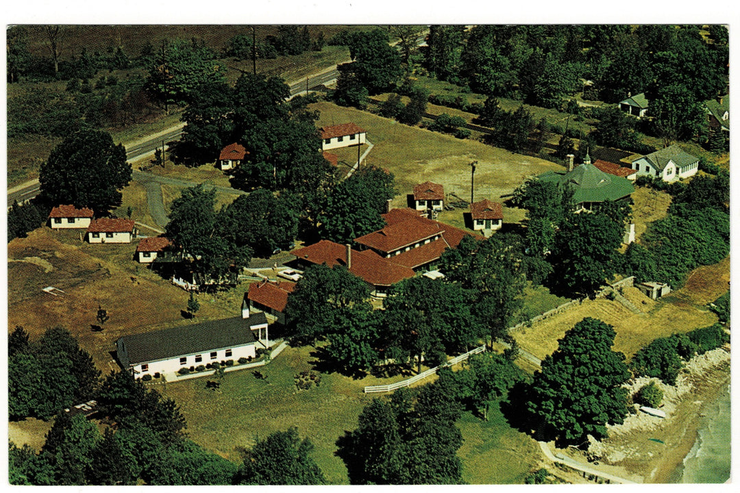 1960s Aerial View Camp Grace Bentley, Jeddo, Michigan.
