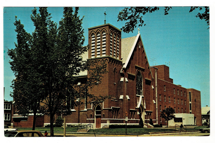 1960s St. Patrick’s Church & St. Mary’s Hospital Sparta Wisconsin
vintage postcard.