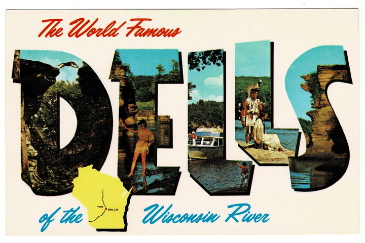 1960s The Dells of the Wisconsin River, Wisconsin