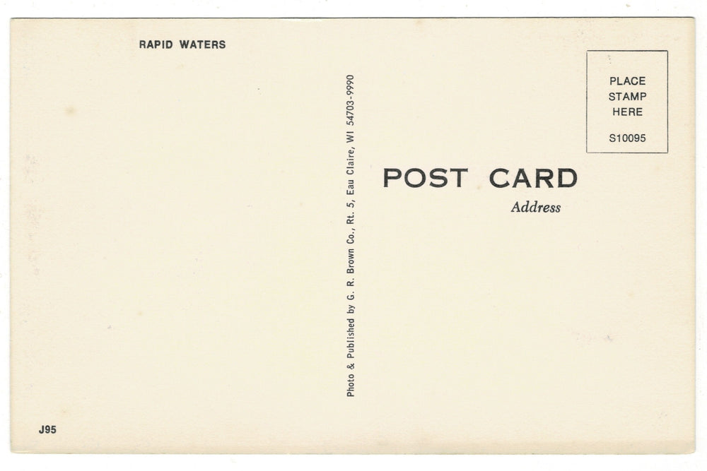 1980s Black River Falls Wisconsin Vintage Postcard.