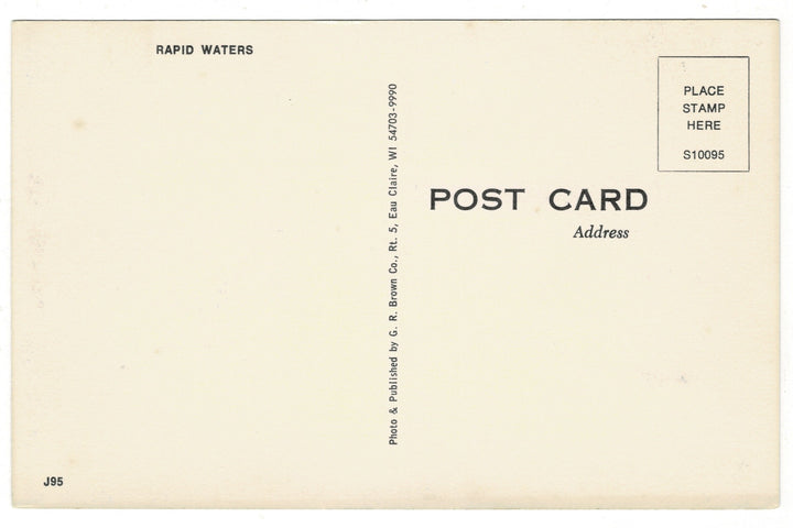 1980s Black River Falls Wisconsin Vintage Postcard.