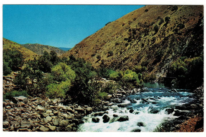 1950s Kern River Kern Canyon California Vintage Postcard.