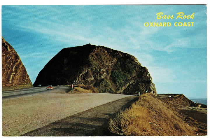 1950s Bass Rock, Ventura County, California Vintage Postcard.