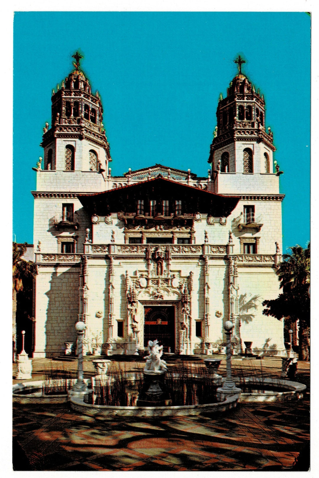 1960s Hearst Castle, San Simeon, California Vintage Postcard.