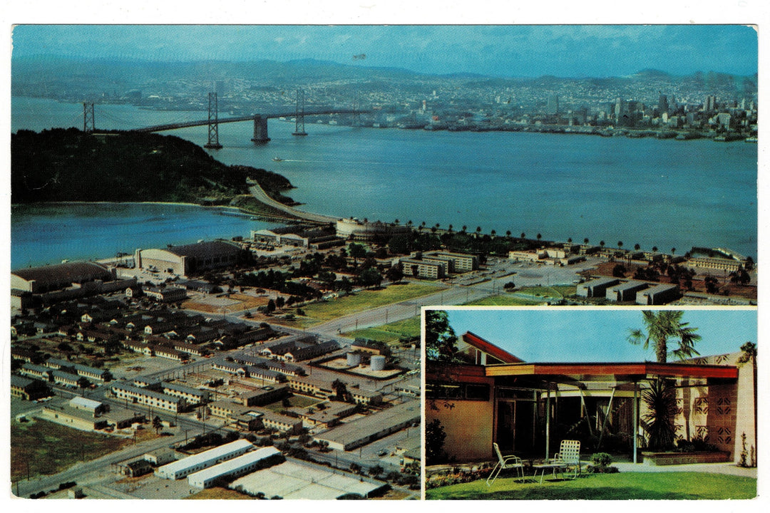 1950s Treasure Island Montage, San Francisco CA Vintage Postcard.
