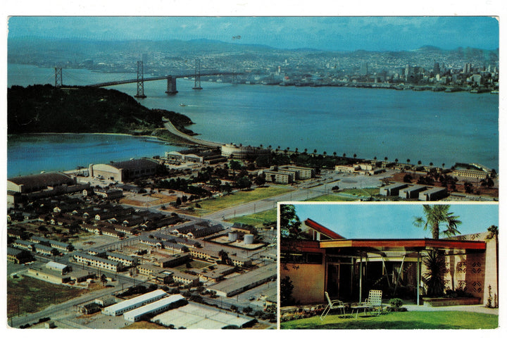1950s Treasure Island Montage, San Francisco CA Vintage Postcard.