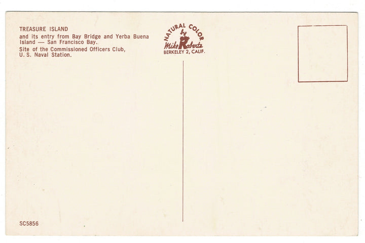 1950s Treasure Island Montage, San Francisco CA Vintage Postcard.