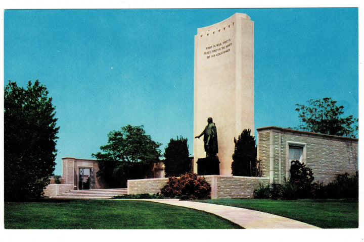 1950s Court of Freedom Forest Lawn-Glendale California Vtg Postcard.