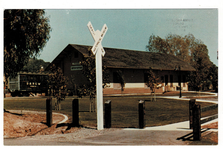 1980s Depot Park Museum, Sonoma, California Vintage Postcard.