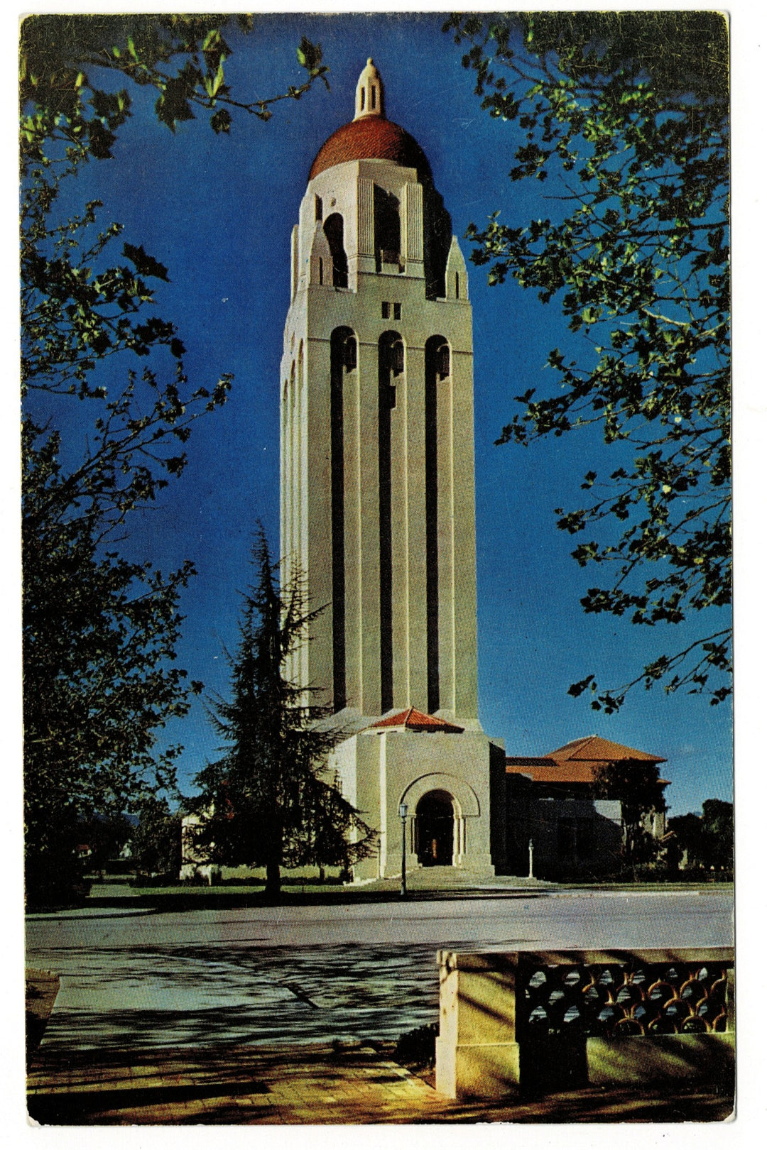 1950s Hoover Tower Stanford University, California Vintage Postcard.