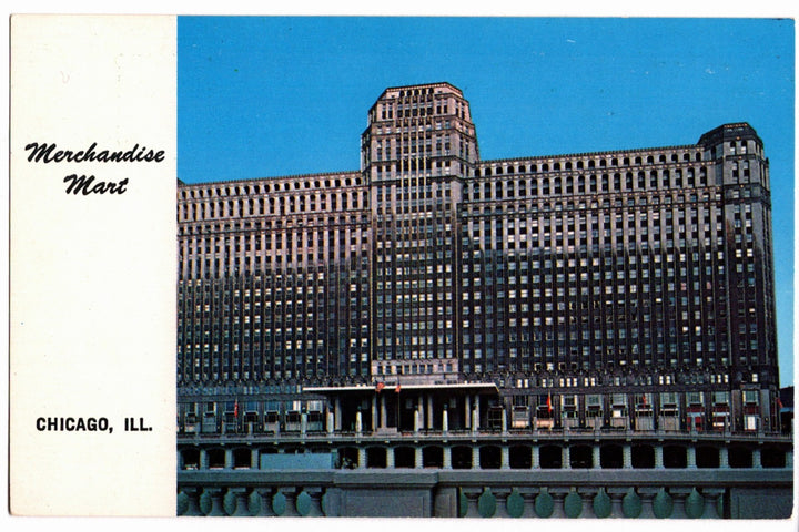  1960s Merchandise Mart Chicago Illinois Vintage Postcard.