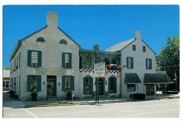 1980s Old Talbott Tavern in Bardstown, Kentucky Vintage Postcard.