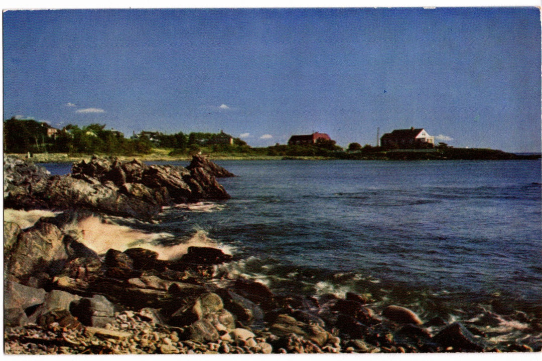 1950s Casco Bay Portland Maine Vintage Postcard.