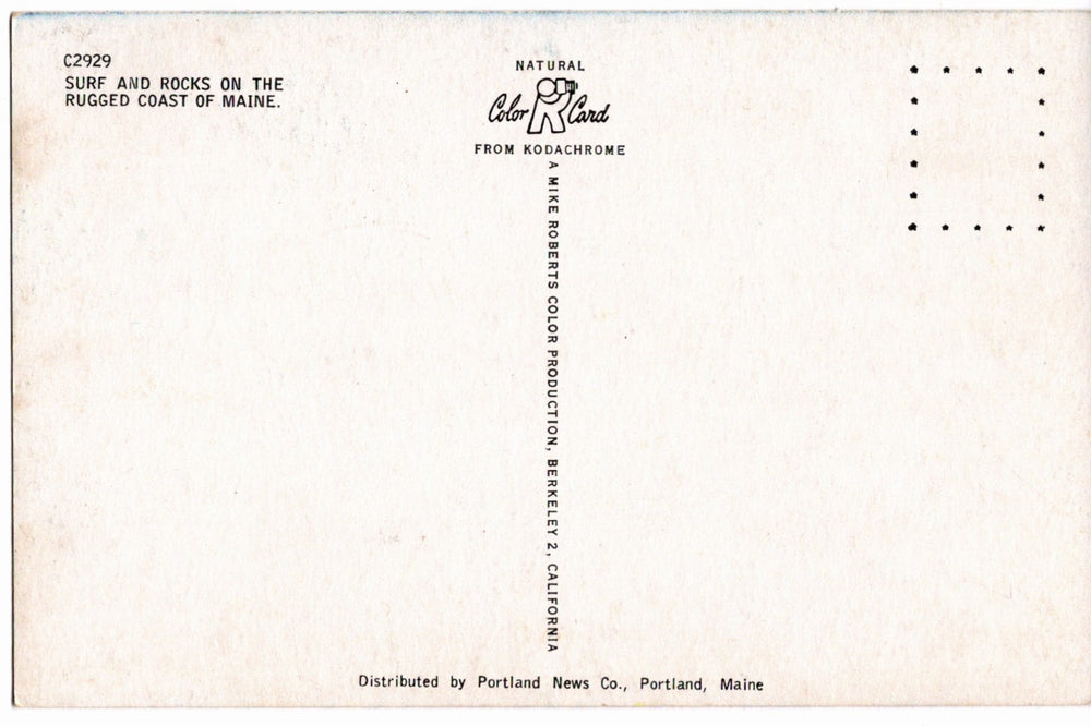 1950s Casco Bay Portland Maine Vintage Postcard