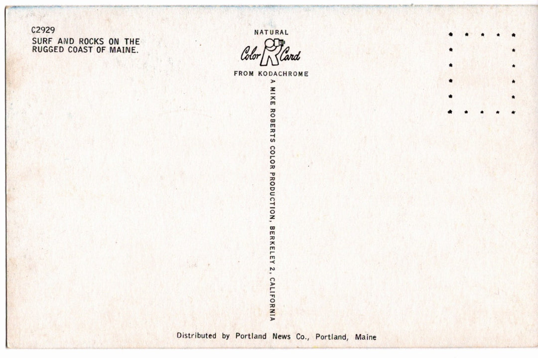 1950s Casco Bay Portland Maine Vintage Postcard