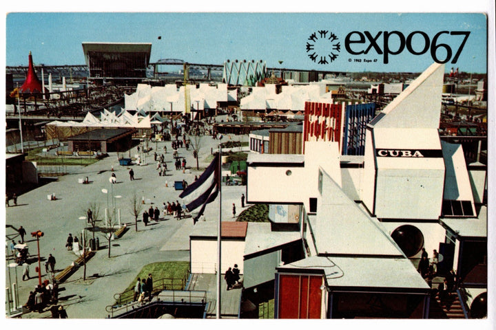 1967 Cuba Pavilion Expo 67 Montreal Canada Vintage Postcard.