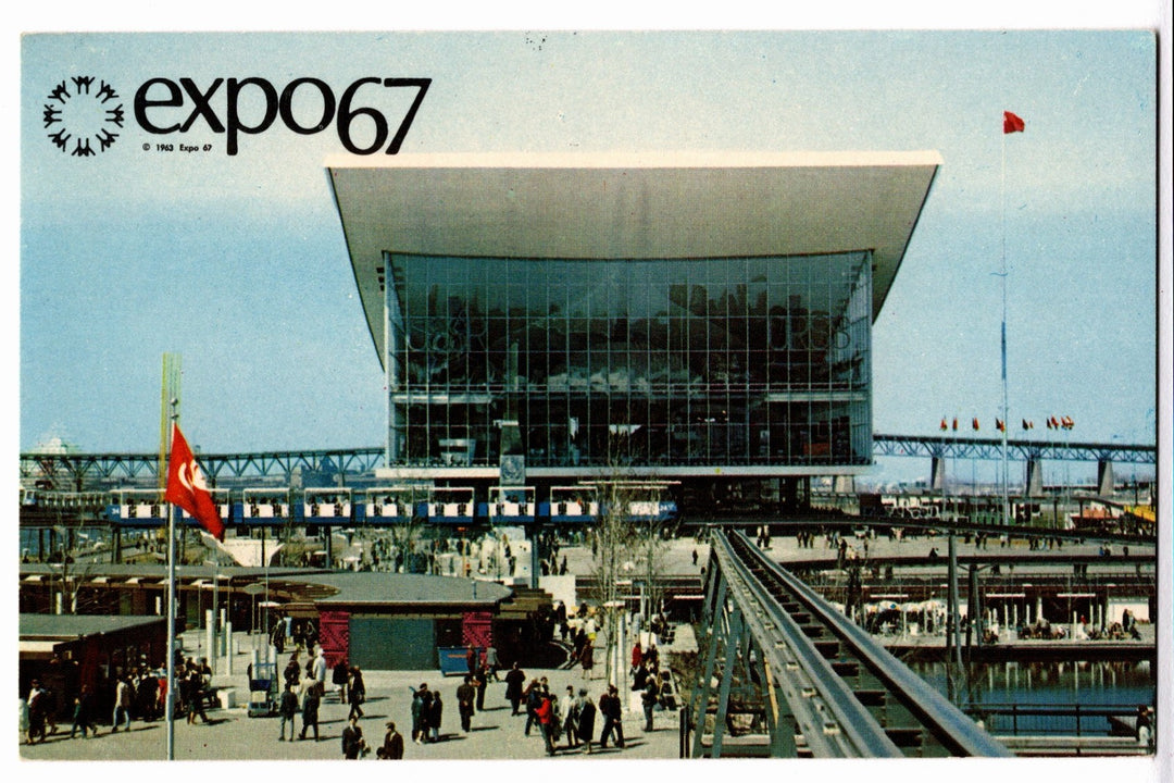 1967 Soviet Union Pavilion Expo 67 Montreal Canada Vintage Postcard.