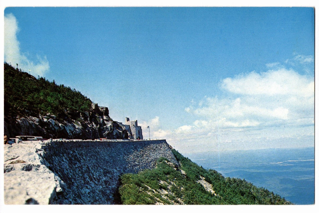 1960 Whiteface Veterans Memorial Highway Adirondacks NY Vtg Postcard.