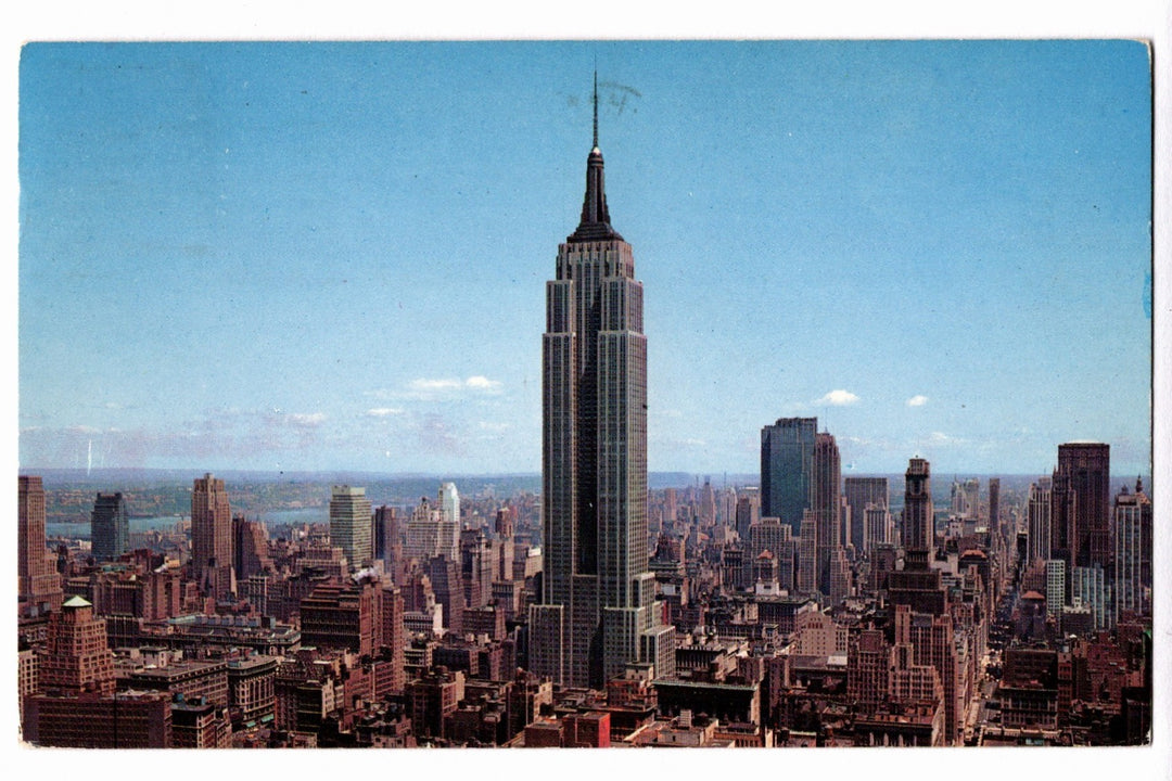 1960s RCA Building, Empire State, New York City Vintage Postcard.
