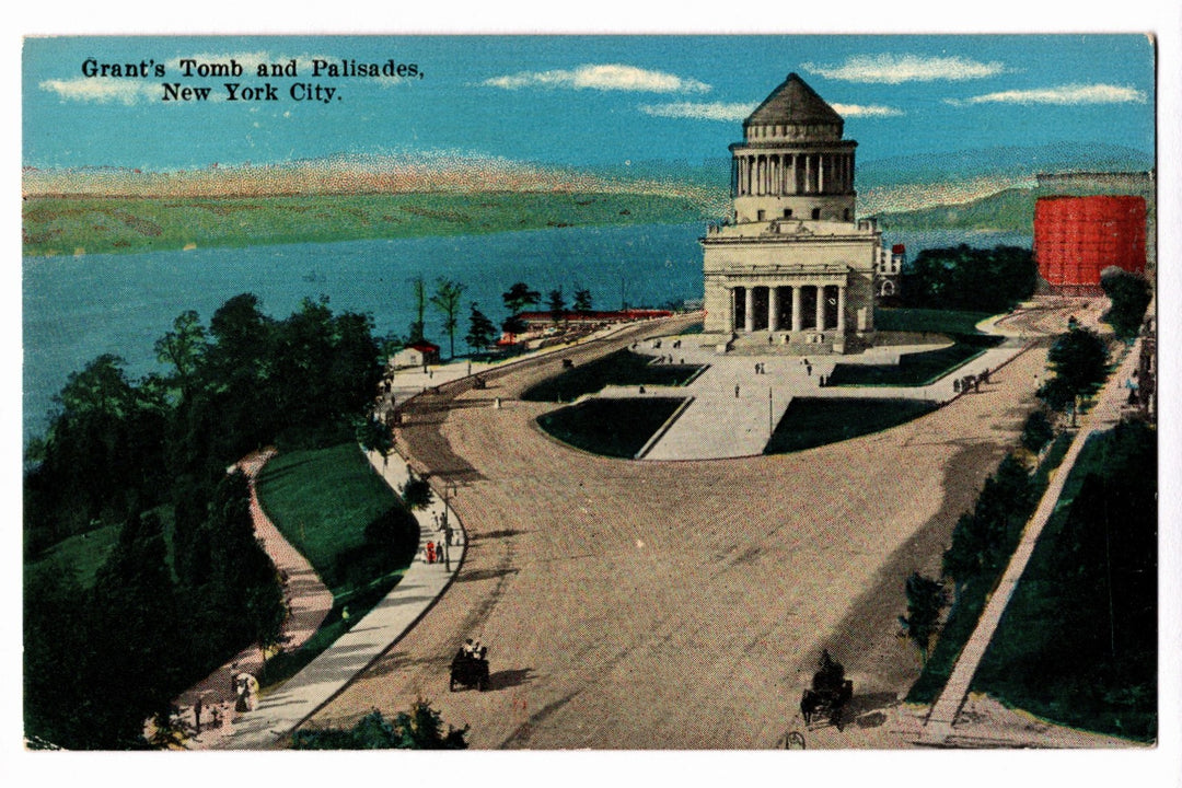 1910 Grant’s Tomb, Riverside Park, New York City Vintage Postcard.