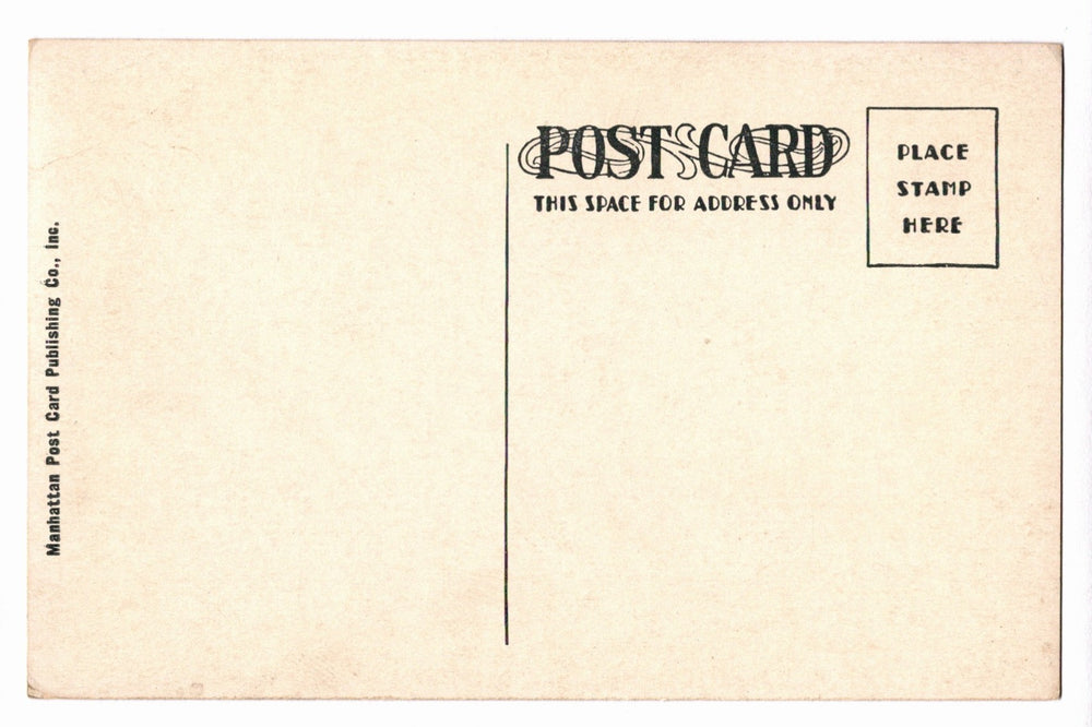 1930s Moody George Washington Bridge, New York City Vintage Postcard.