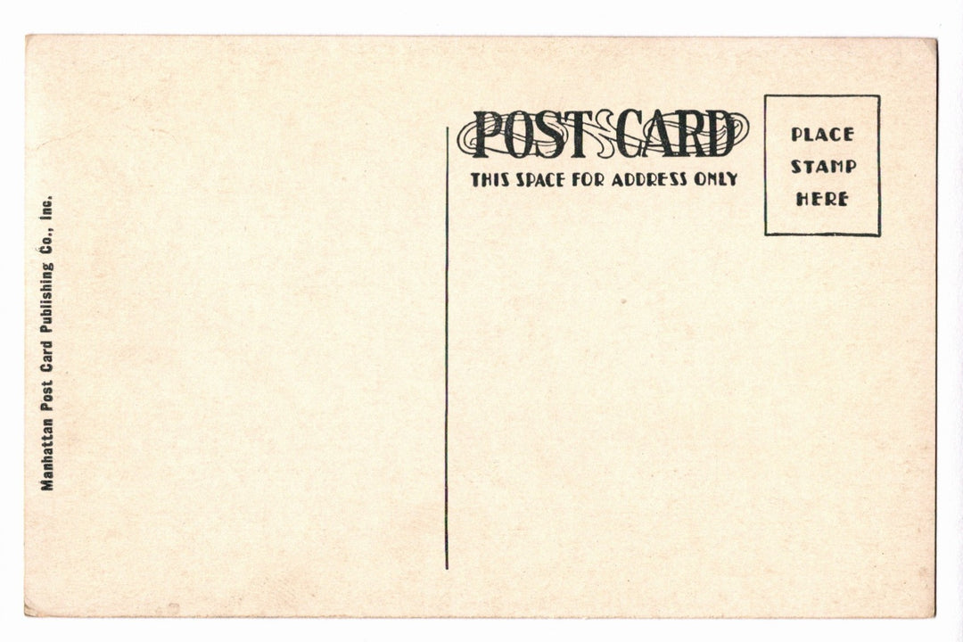 1930s Moody George Washington Bridge, New York City Vintage Postcard.